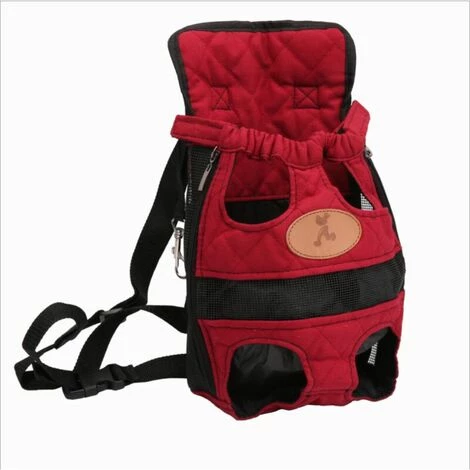 Ensoleillé Pet Backpack Outing Bag Sac De Transport Sac à Dos Pour Chien Sac à Dos Poitrine, Rouge L 2 Ensoleillé Pet Backpack Outing Bag Sac De Transport Sac à Dos Pour Chien Sac à Dos Poitrine, Rouge L – Image 2