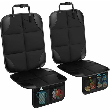 QERSTA Protections De Sièges De Voiture,Protecteur De Siege De Auto Pour Enfants - Protèges La Tapisserie Des Sièges De Voiture, Compatible Isofix, Taille Universelle,Avec Poches Organisateur 2 QERSTA Protections De Sièges De Voiture,Protecteur De Siege De Auto Pour Enfants - Protèges La Tapisserie Des Sièges De Voiture, Compatible Isofix, Taille Universelle,Avec Poches Organisateur – Image 2