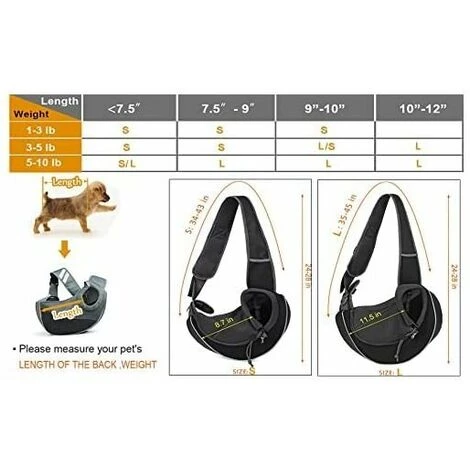 ENLENK Sac De Transport Portable Chien Sac Bandoulière Filet Respirant Pour Chien Et Chat Chiot épaule Pour Animaux De Compagnie Sling Sac Transporteur Réglable Sac De Voyage Pour Petits Animaux Chien,L 2 ENLENK Sac De Transport Portable Chien Sac Bandoulière Filet Respirant Pour Chien Et Chat Chiot épaule Pour Animaux De Compagnie Sling Sac Transporteur Réglable Sac De Voyage Pour Petits Animaux Chien,L – Image 2