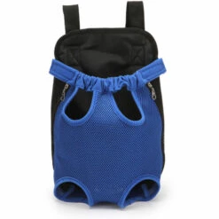 HEGUYEY Sac à Dos De Transport Pour Animaux De Compagnie Pattes De Chien De Chat Avant Réglables Queue Sur Poitrine Sac De Voyage