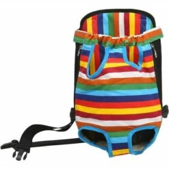 QERSTA Sac à Dos Pour Animal De Compagnie, Réglable, Mains-Libres, Jambes écartées Et Respirant Sac à Dos Pour Animal De Compagnie Chien Devant, Multicolore, S -Cage, caisse et transport pour chien Soldes 68270762 3