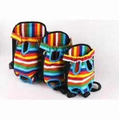 QERSTA Sac à Dos Pour Animal De Compagnie, Réglable, Mains-Libres, Jambes écartées Et Respirant Sac à Dos Pour Animal De Compagnie Chien Devant, Multicolore, S -Cage, caisse et transport pour chien Soldes 68270762 5