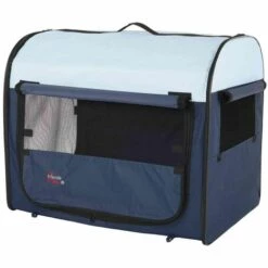 TRIXIE Soft Kennel Basic, M-L: 70 × 75 × 95 Cm, Gris Foncé/gris Clair -Cage, caisse et transport pour chien Soldes 6984175 4