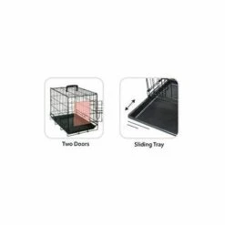 FLAMINGO Cage Pour Chien Keo Noir L 57x93x62cm -Cage, caisse et transport pour chien Soldes 6989193 3