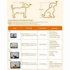 FEANDREA Cage Pour Chiens, 107cm X 70cm X 77,5 Cm, Noir PPD42H Par SONGMICS PPD42H - Noir -Cage, caisse et transport pour chien Soldes 8117961 4