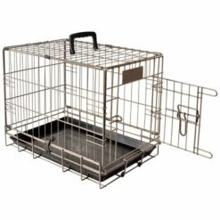 FLAMINGO Cage Pour Animaux Ebo Marron Métallique 47x31x38 Cm 517579 - Brun